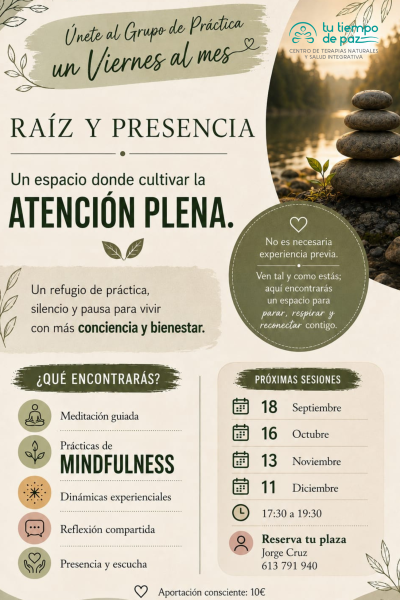 fechas Mindfulness septiembre diciembre
